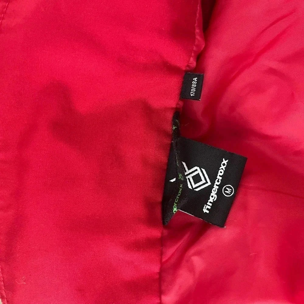 Fingercroxx Red Camoflauge Men’s Jacket Size Medium Outerwear Camo - Picture 9 of 10